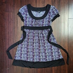 My Michelle | Purple Floral Dress